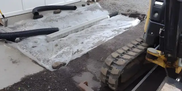 custom french drain installation in Christiansburg
